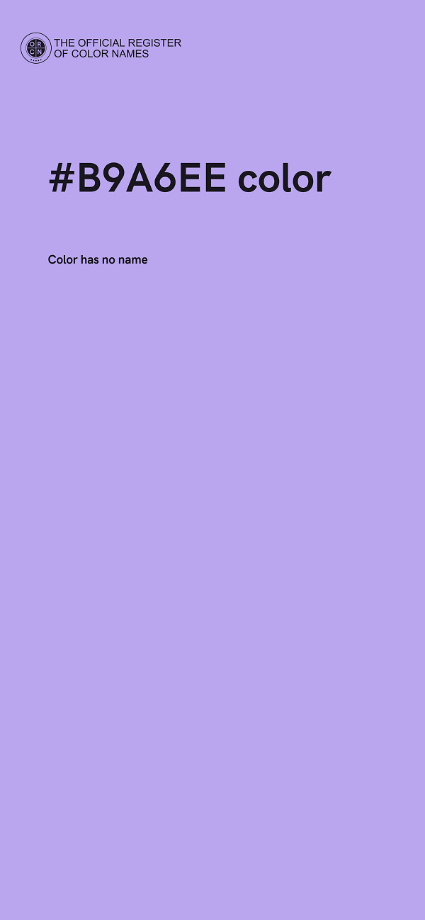 #B9A6EE color image