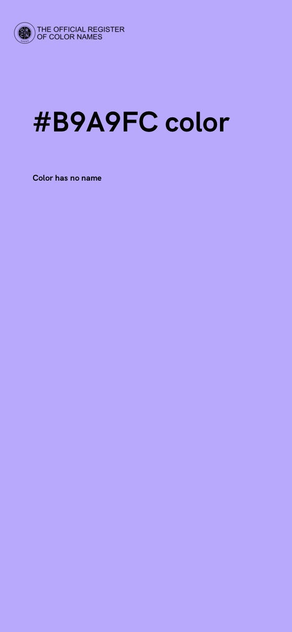 #B9A9FC color image
