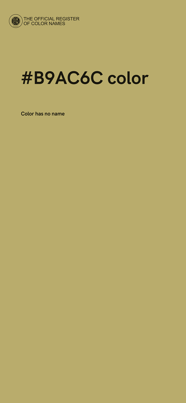 #B9AC6C color image