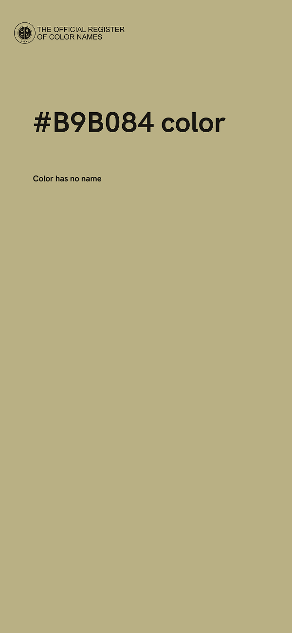 #B9B084 color image