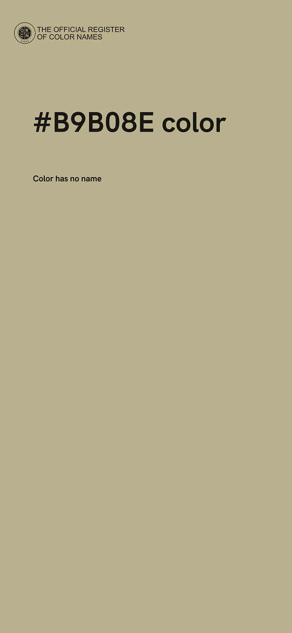 #B9B08E color image