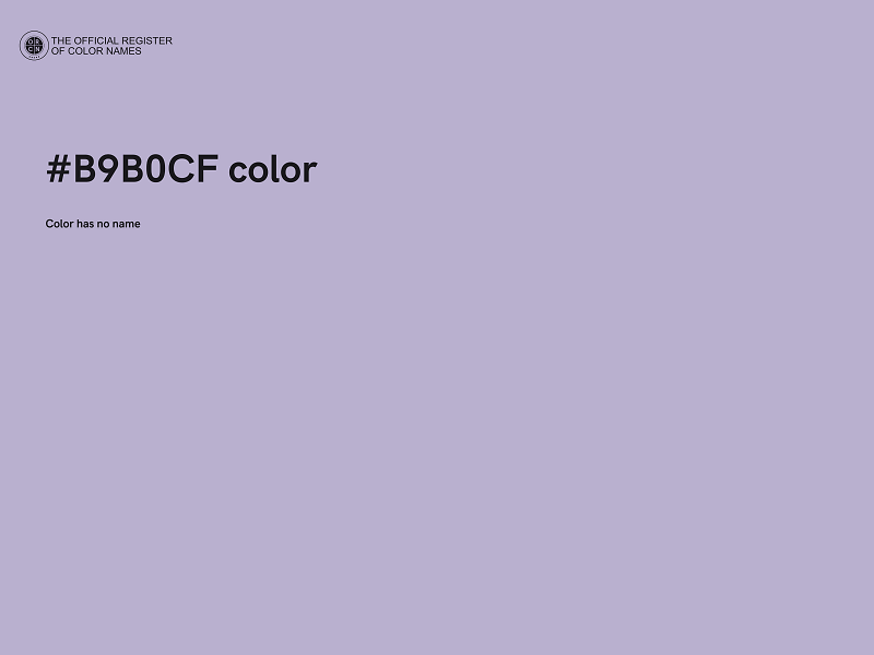 #B9B0CF color image