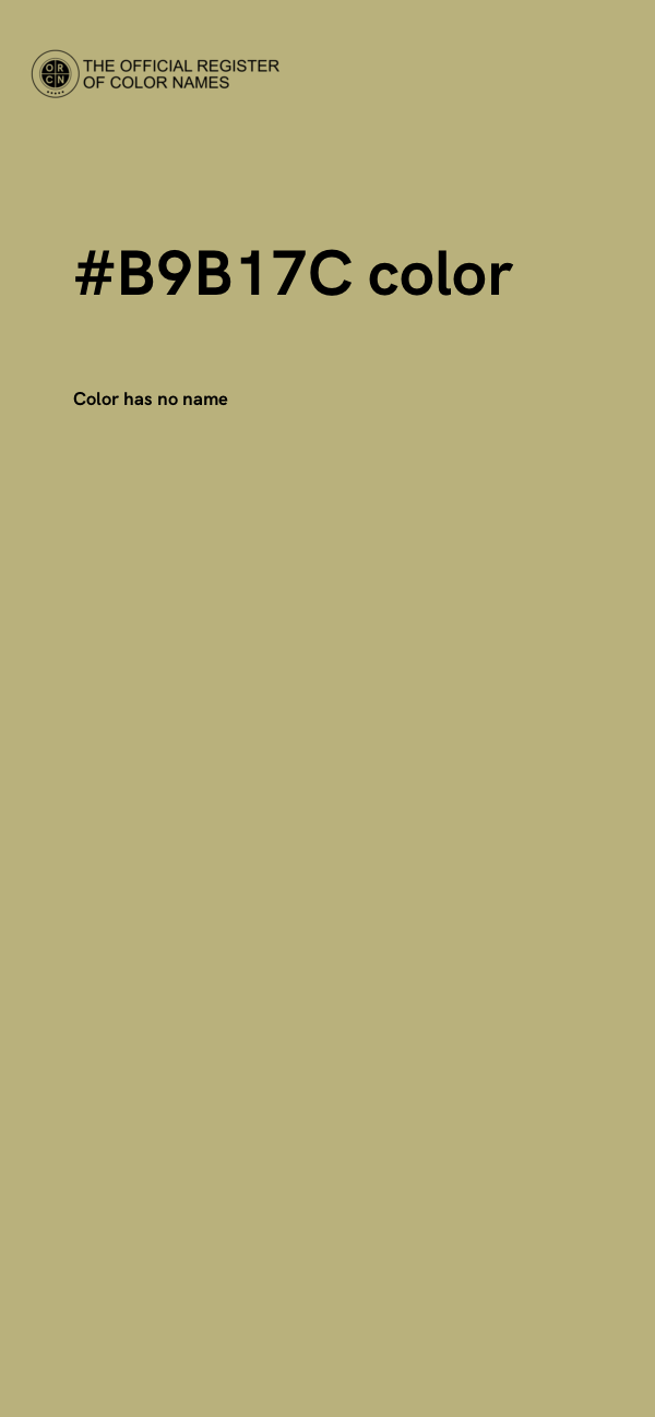 #B9B17C color image