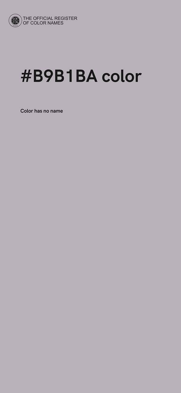 #B9B1BA color image