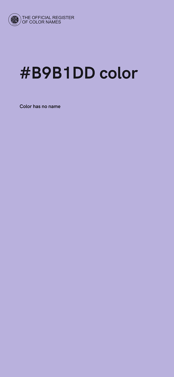 #B9B1DD color image