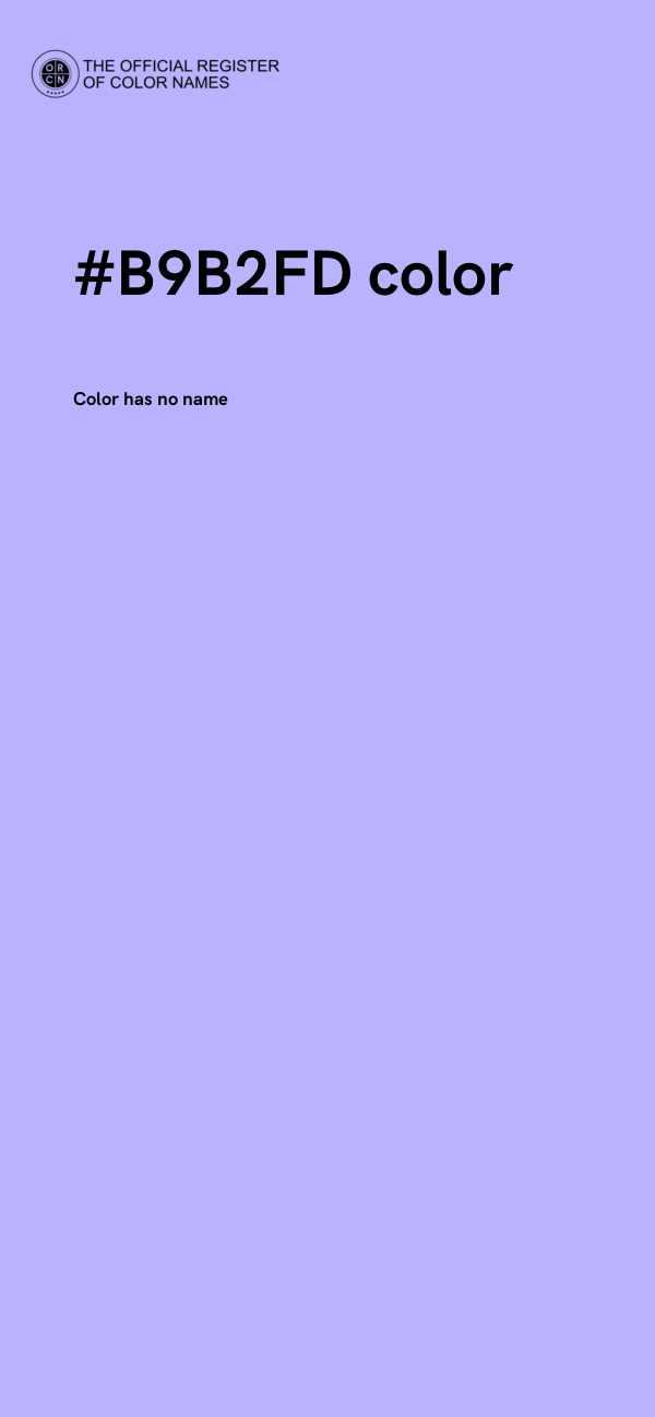 #B9B2FD color image