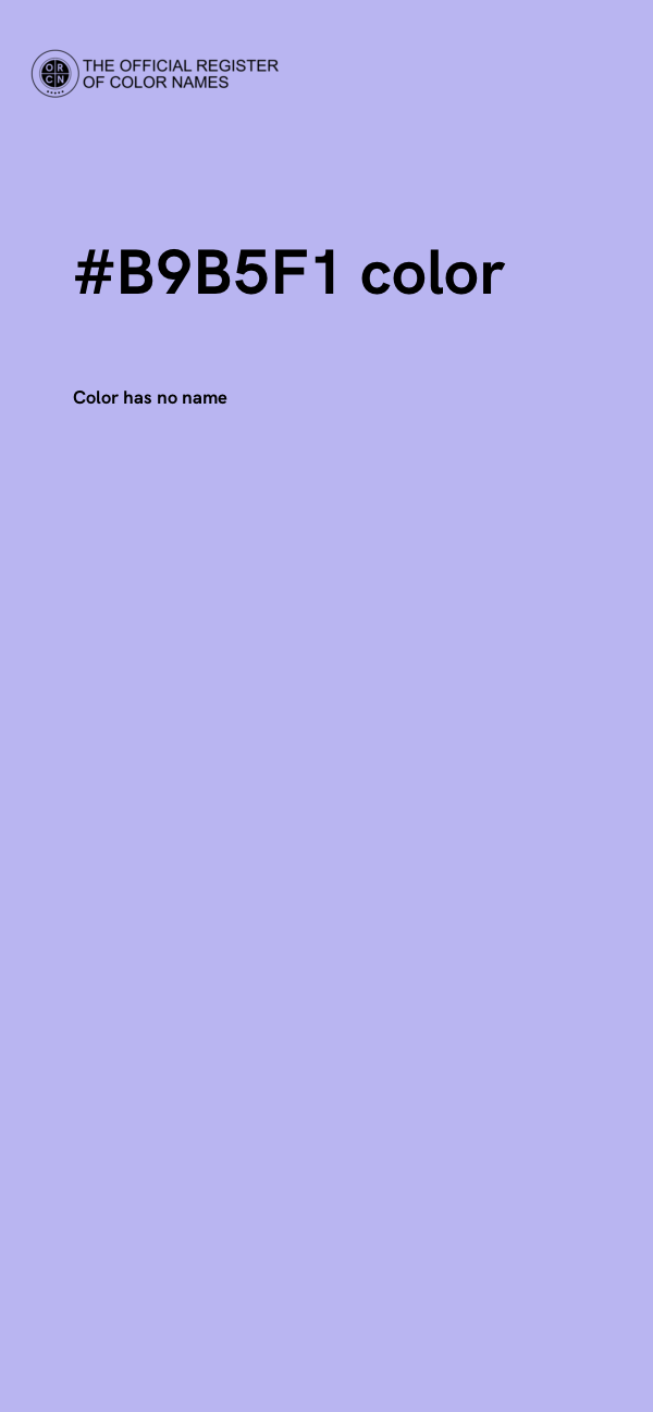 #B9B5F1 color image