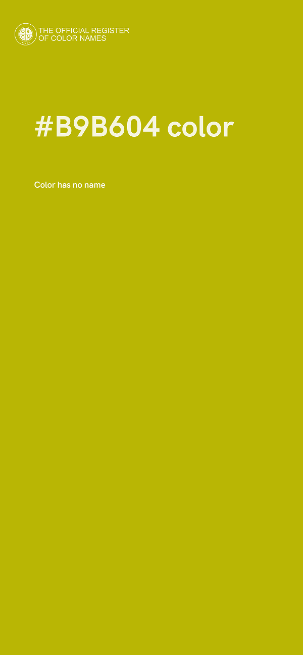 #B9B604 color image