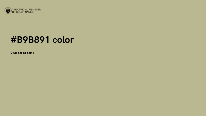 #B9B891 color image