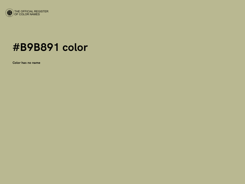 #B9B891 color image