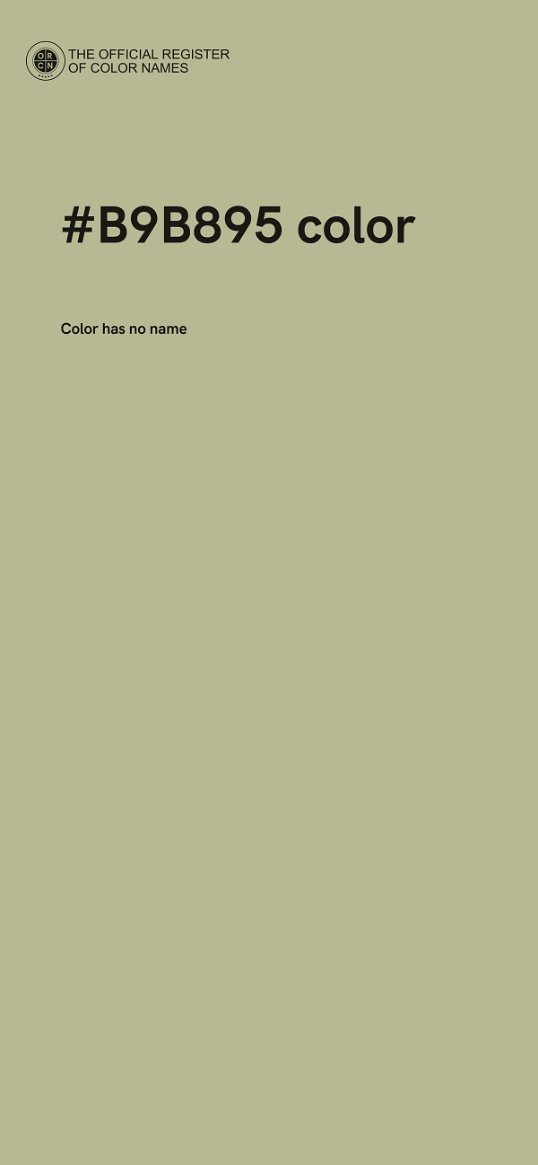 #B9B895 color image