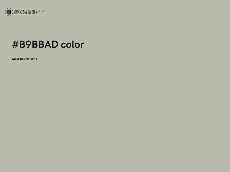 #B9BBAD color image