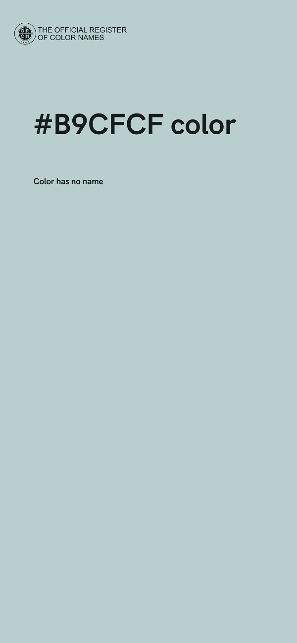 #B9CFCF color image