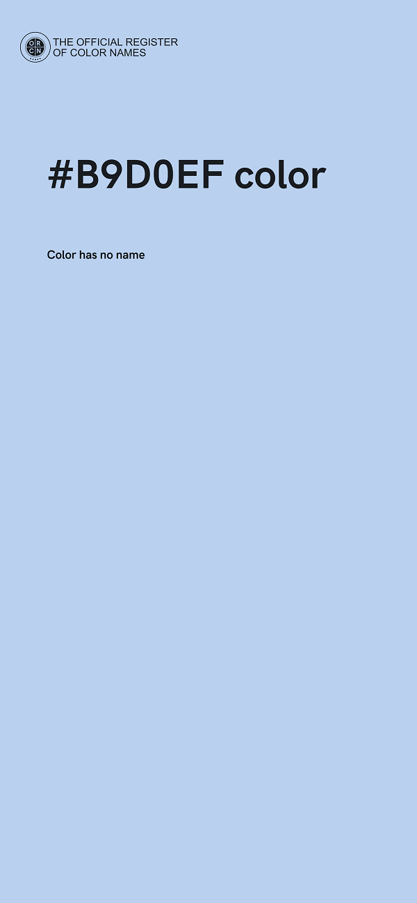 #B9D0EF color image