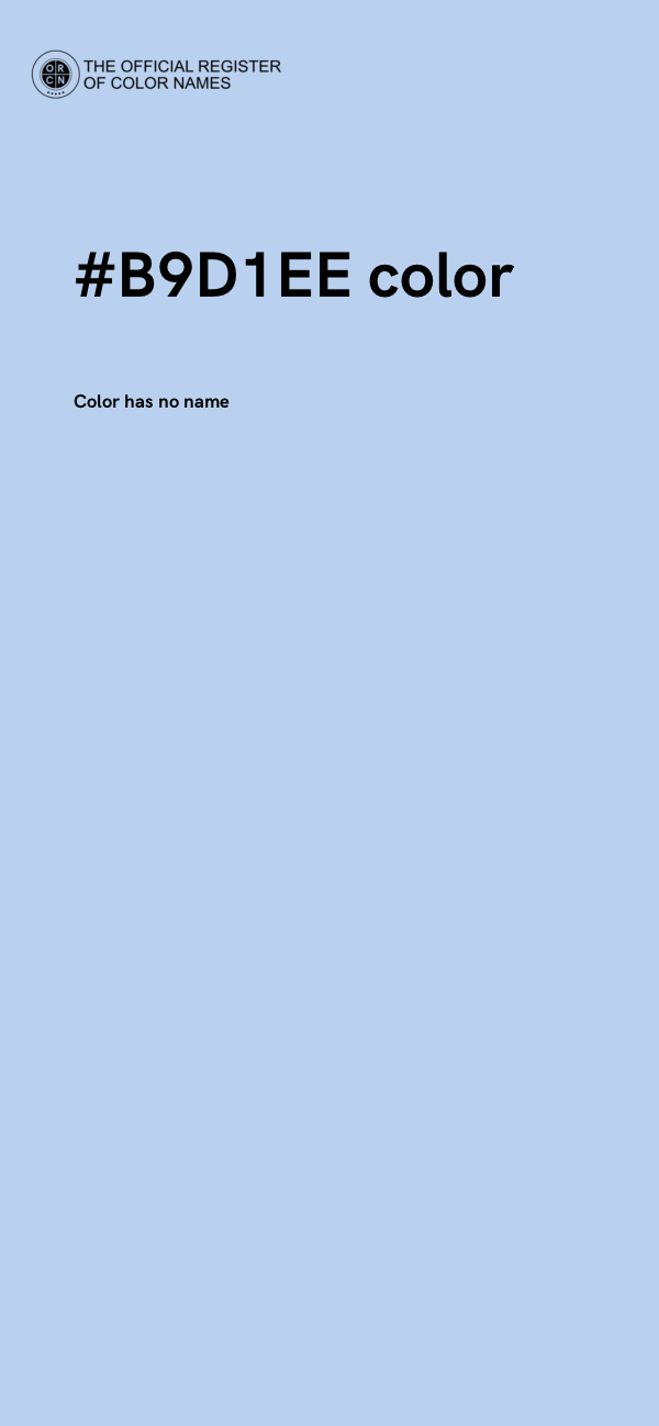 #B9D1EE color image