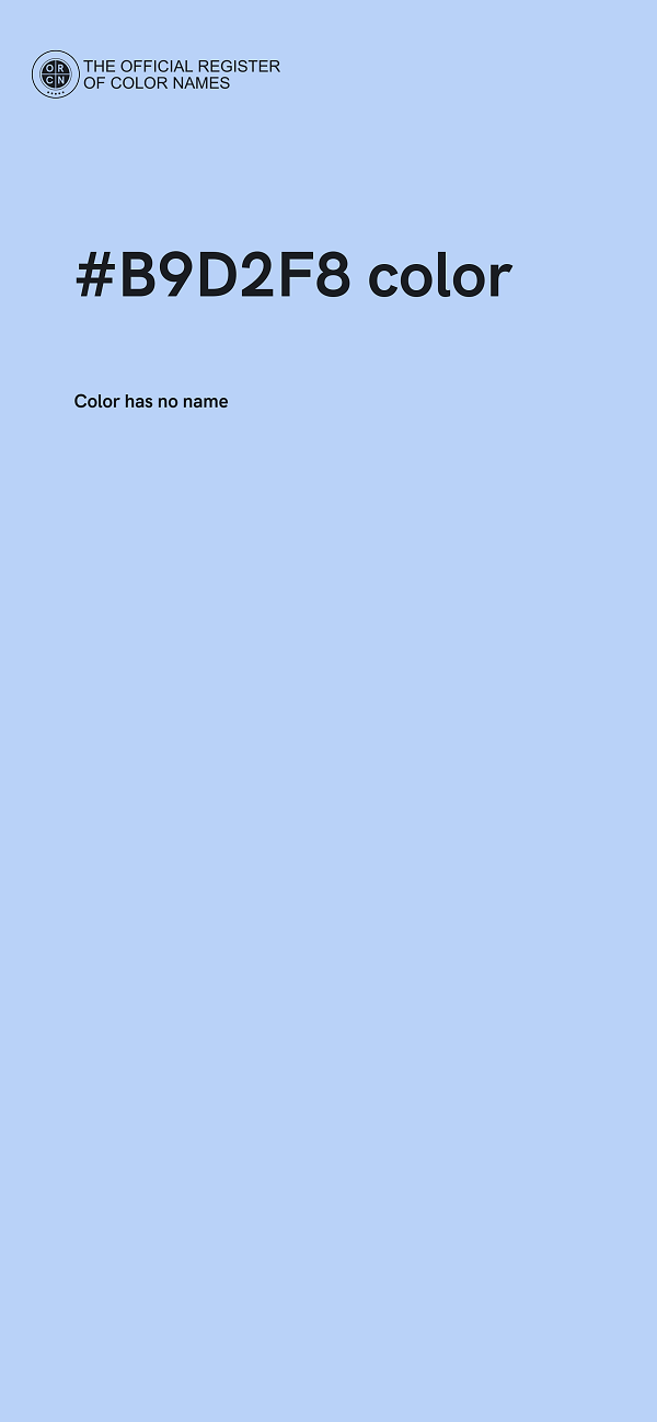 #B9D2F8 color image