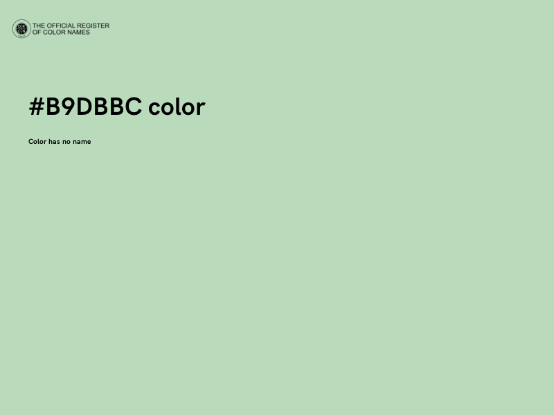 #B9DBBC color image