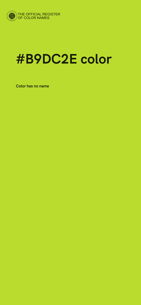#B9DC2E color image