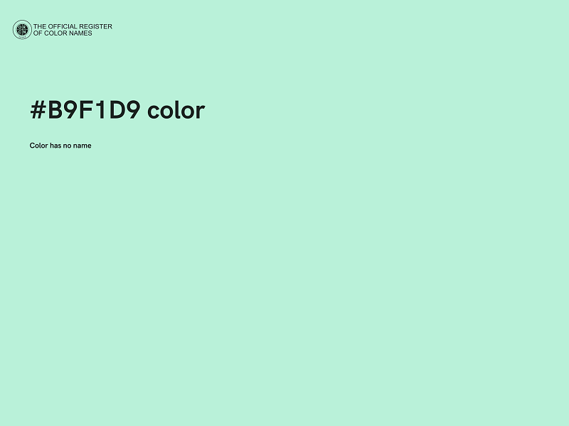 #B9F1D9 color image