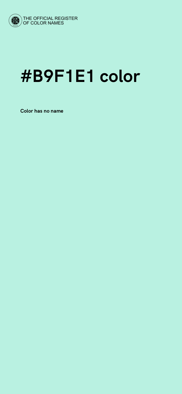 #B9F1E1 color image