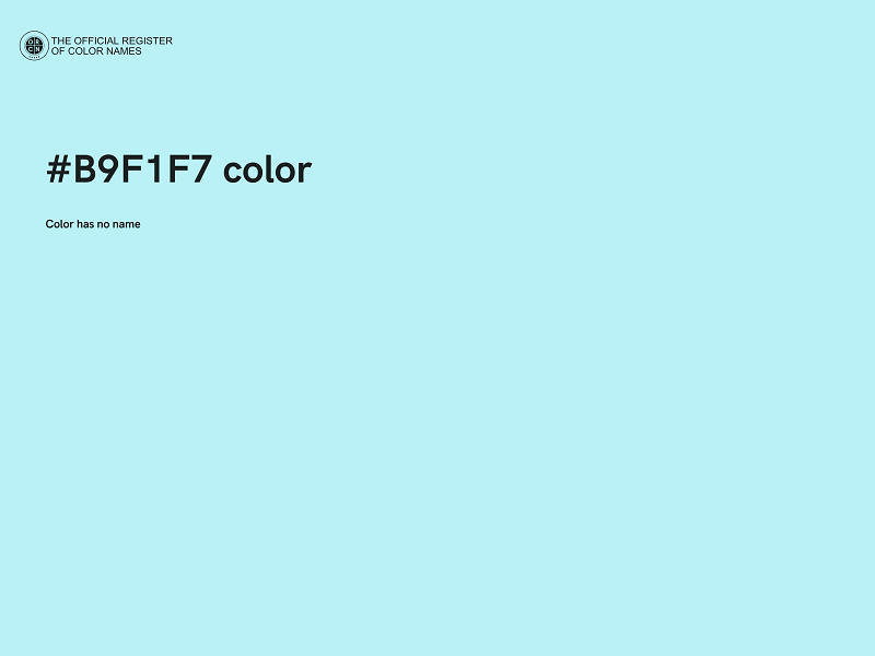 #B9F1F7 color image