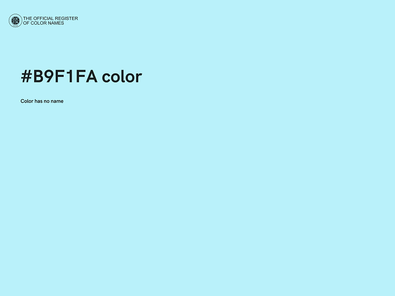 #B9F1FA color image