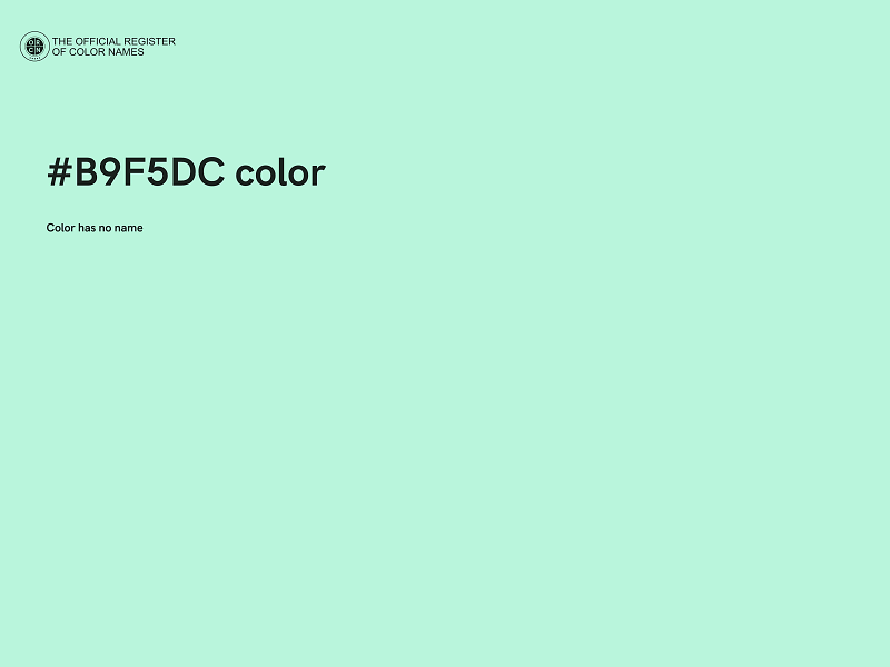 #B9F5DC color image