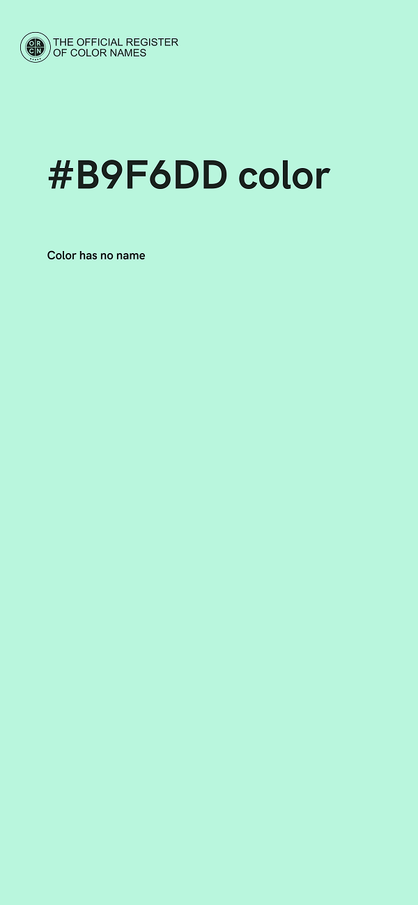 #B9F6DD color image
