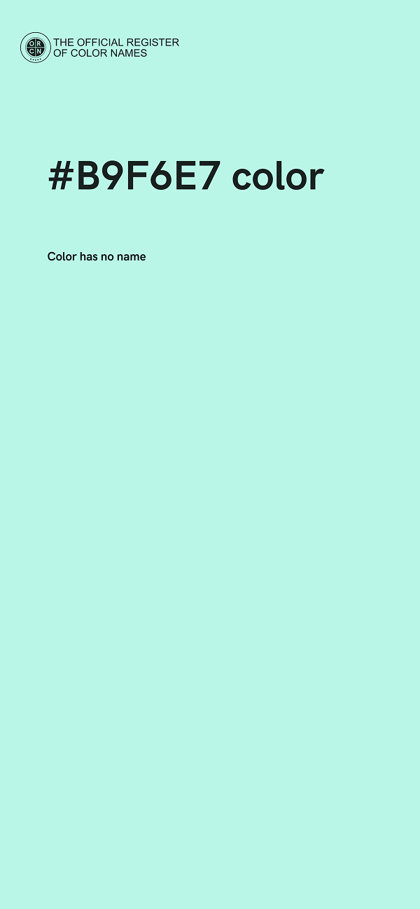 #B9F6E7 color image