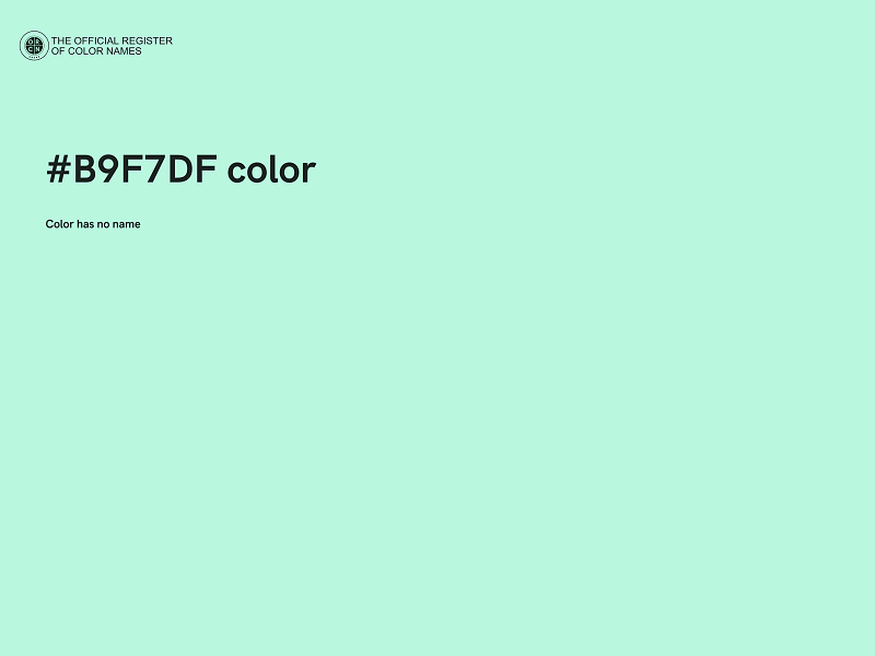 #B9F7DF color image
