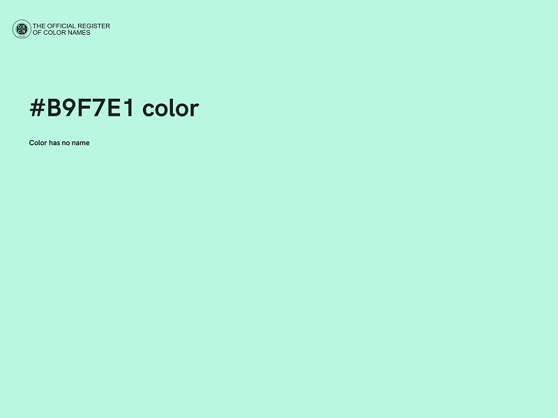 #B9F7E1 color image