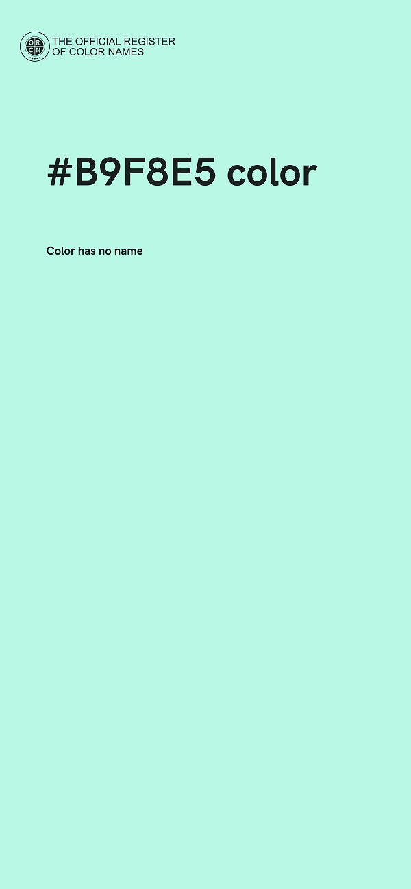 #B9F8E5 color image