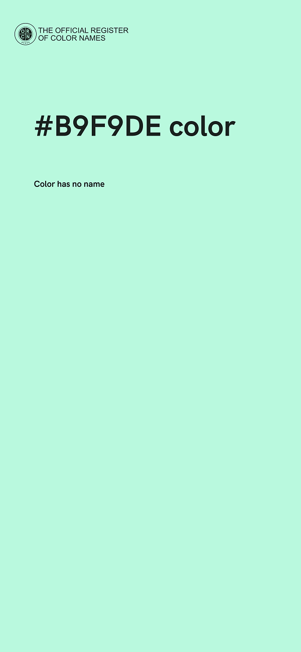 #B9F9DE color image