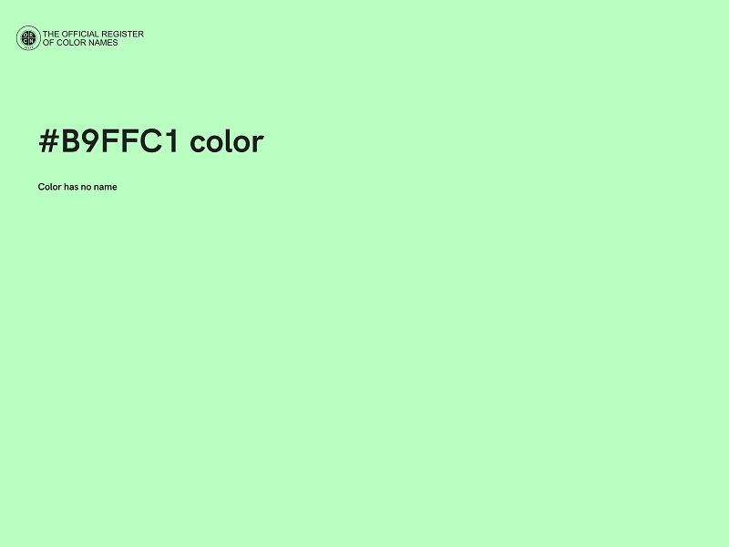 #B9FFC1 color image