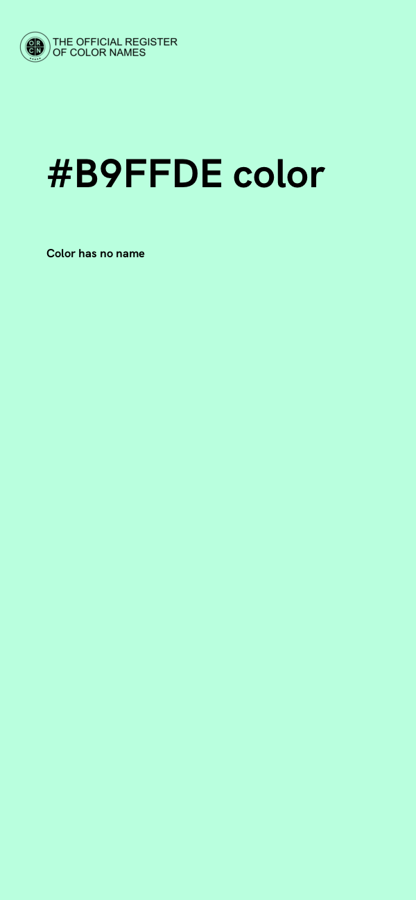 #B9FFDE color image