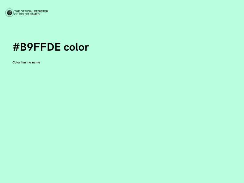 #B9FFDE color image