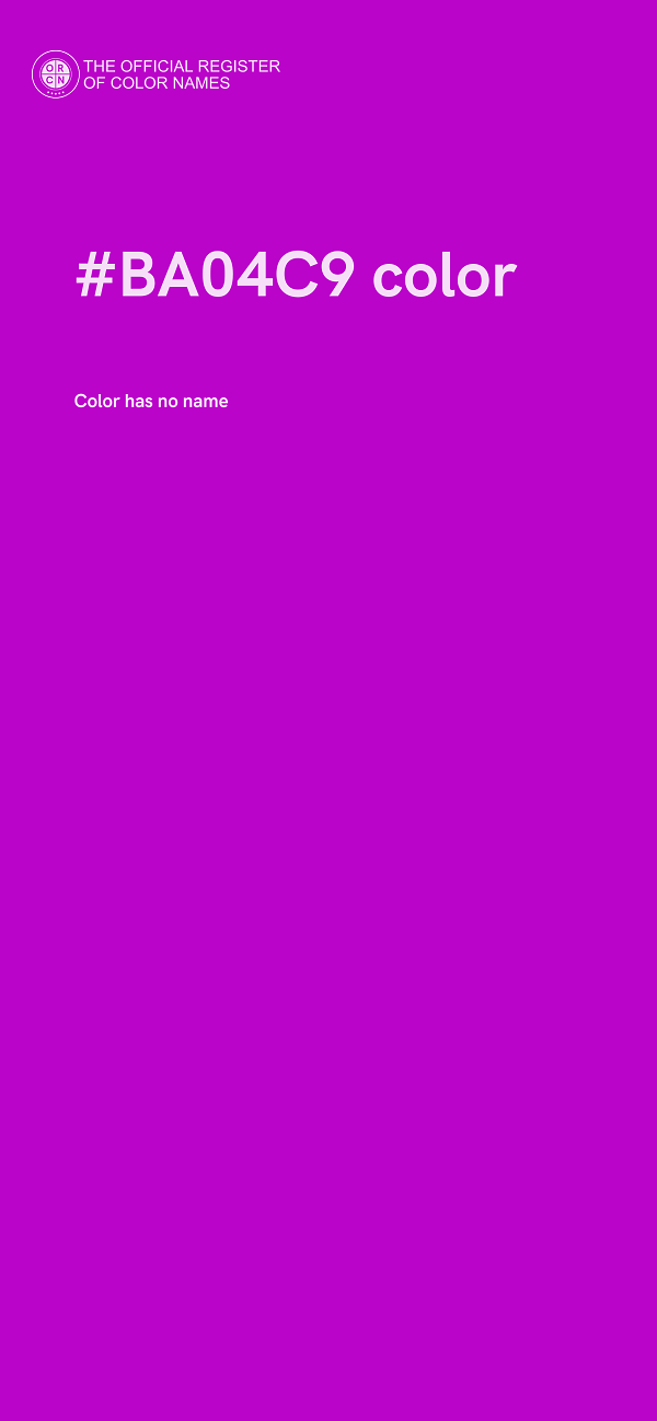 #BA04C9 color image