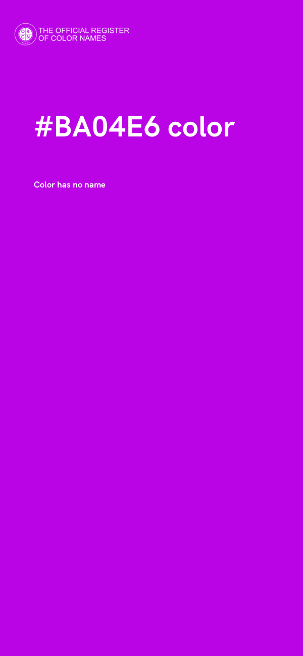 #BA04E6 color image