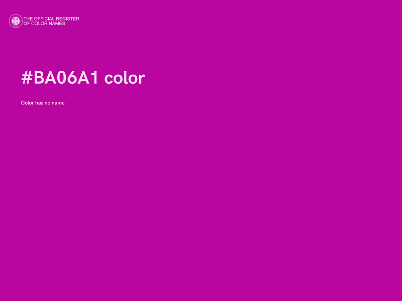 #BA06A1 color image