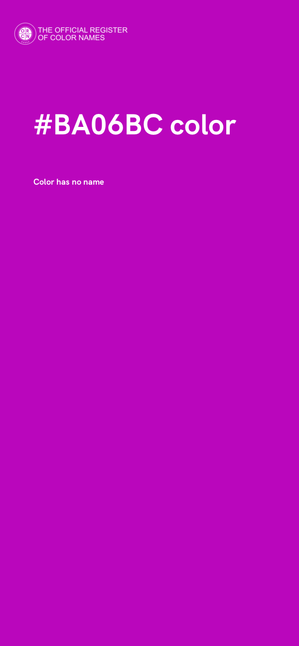 #BA06BC color image