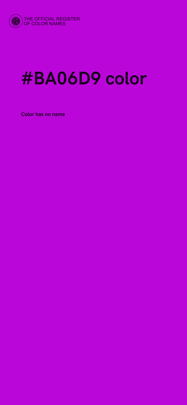#BA06D9 color image