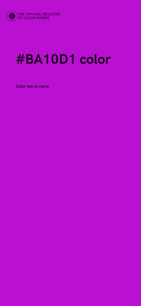 #BA10D1 color image