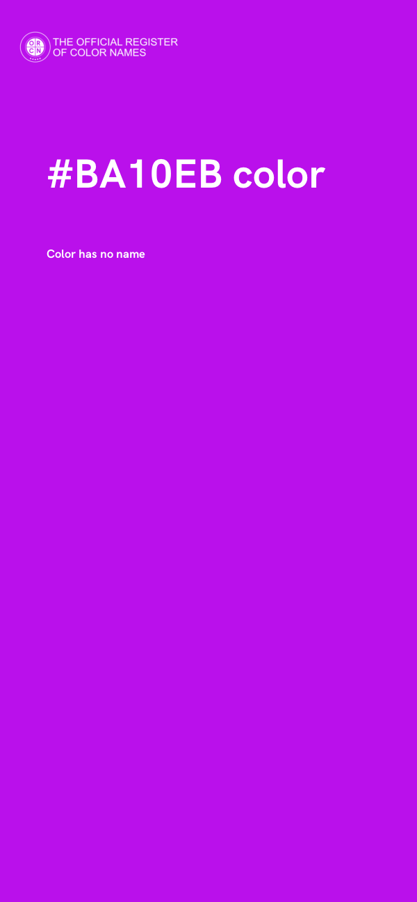 #BA10EB color image