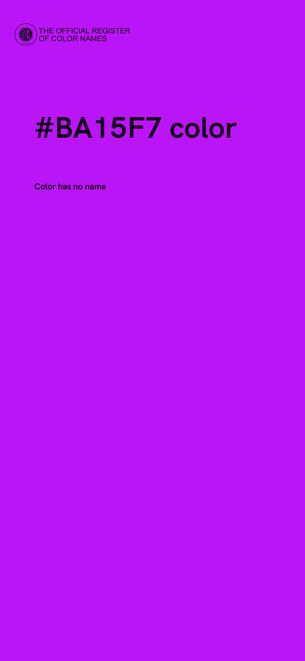 #BA15F7 color image