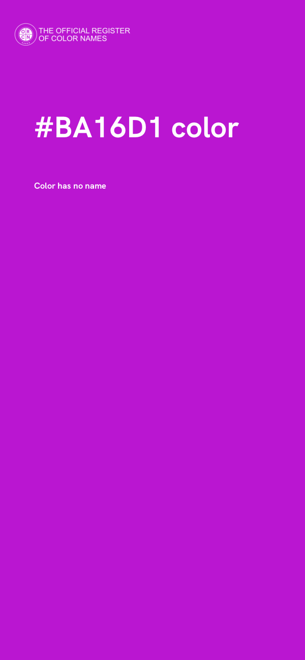 #BA16D1 color image