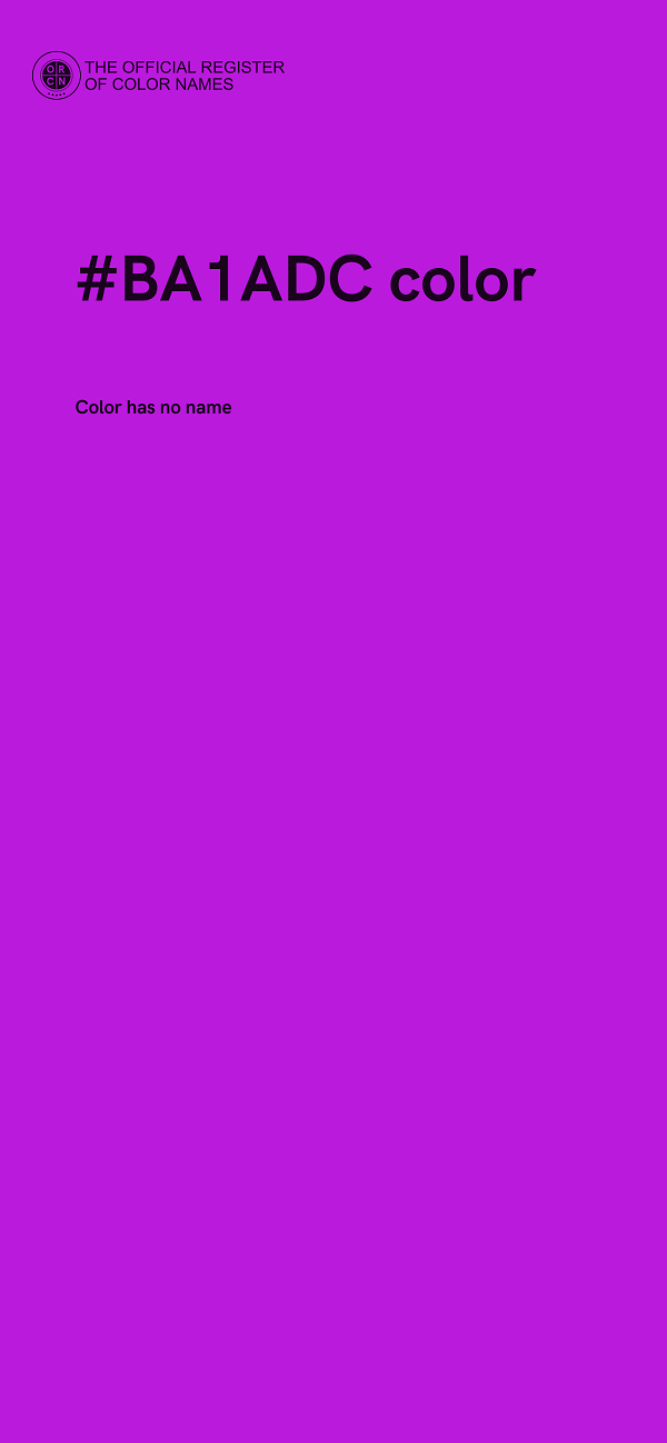 #BA1ADC color image