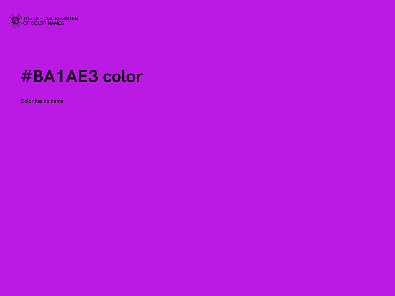 #BA1AE3 color image