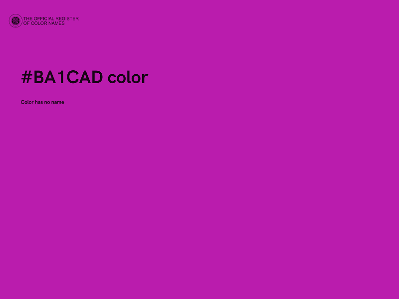 #BA1CAD color image