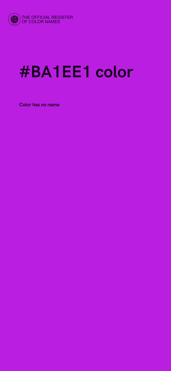 #BA1EE1 color image