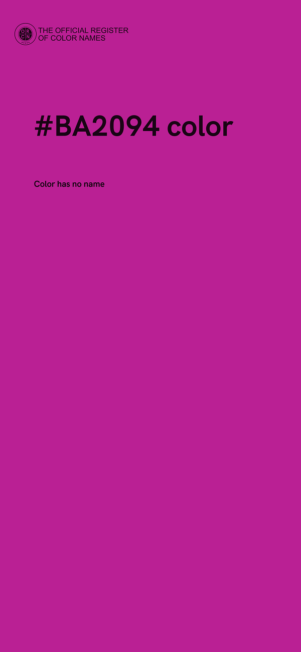 #BA2094 color image